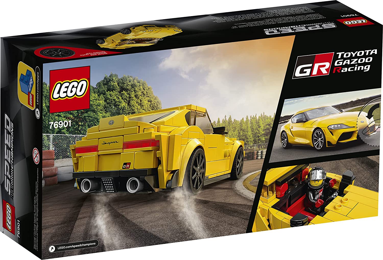 Tambov, Fédération de Russie - 02 juillet 2021 Lego Toyota GR supra voiture  de course par LEGO Speed Champions sur une rue de ville Photo Stock - Alamy