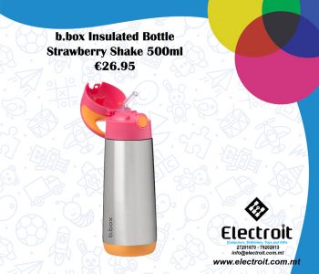 b.box Insulated Drink Bottle - Strawberry Shake